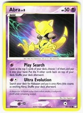Abra 69/123 Common Mysterious Treasures Pokemon Lightly Played