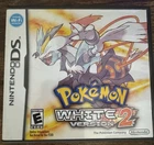Pokémon White Version 2 Nintendo DS Manual Multiplayer Wi-Fi Role Playing 2012