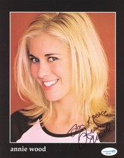 Annie Wood "Bzzz!" Host AUTOGRAPH Signed Autographed 8x10 Photo B ACOA