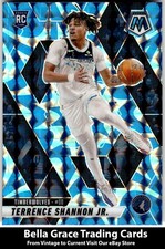 2024-25 Mosaic #205 Terrence Shannon Jr. Reactive Blue Mosaic Rookie