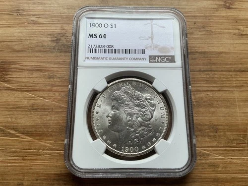 1900-O  MORGAN SILVER DOLLAR NGC MS 64