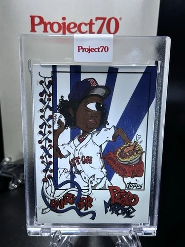 2021 Topps Project 70 - Pedro Martinez By Distortedd # 20 w/ box