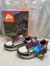 NWB Ozark Trail Waterproof Women's Hiking Sneakers Purple Cream Low Size 11