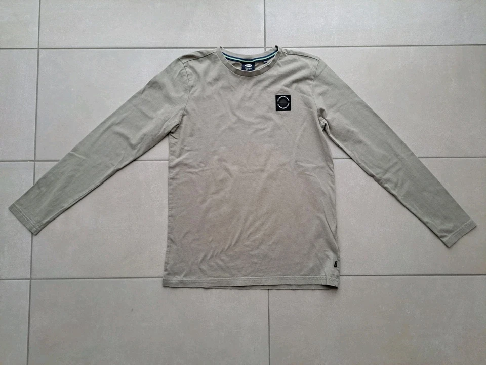 2x Langarmshirt Jungen Petrol Industries Longsleeve langarm blau schilf Gr. 164 - Bild 3 von 3