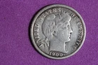 ESTATE FIND 1900 - BARBER DIME!!   #N08359