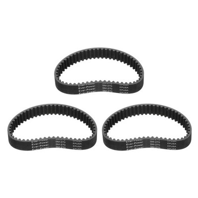 3pcs HTD-5M Rubber Timing Belt 54 Teeth 270mm Pitch Length