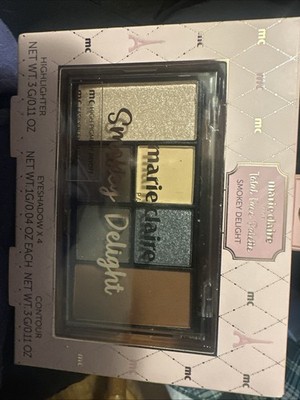 Marie Claire Paris Smokey Delight Total Face Palette Highlighter Eyeshadow Blush