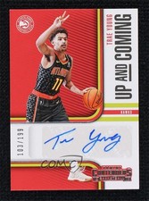 2018-19 Panini Contenders Up and Coming 103/199 Trae Young #UC-TYG Auto 0x5i
