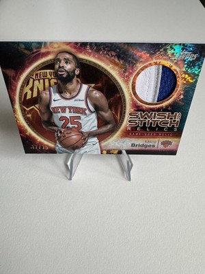 2025-26 Topps - Swish and Stitch Relics Mikal Bridges #SST-MB /25