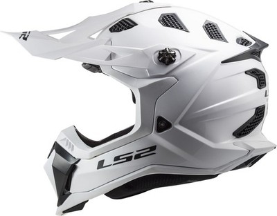 LS2 MX700 Subverter Evo 2 MX/Enduro Helm glanz Weiss L
