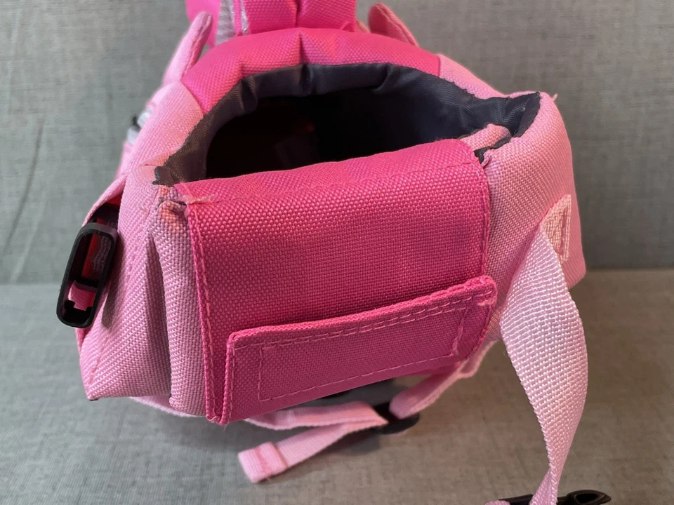 Animal Life Jacket Safety Dog Vest with Rescue Handle for Swimming Size XS Pink Foto 4 de 4