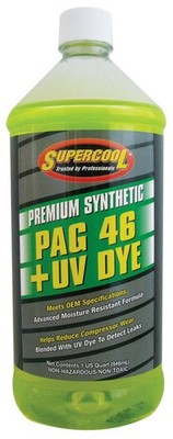 TSI Supercool P46-32D PAG Oil 46 Viscosity with UV Dye 32oz 1-Pack 32 oz. 