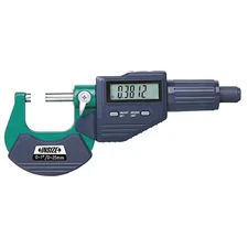 Insize 3109-50E Electronic Outside Micrometer, Friction