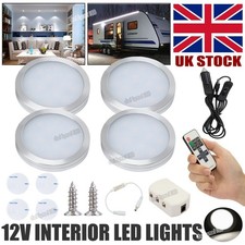 4x 12V Interior LED Spot Lights For VW T4 T5 Camper/Van/Caravan/Motorhome Light
