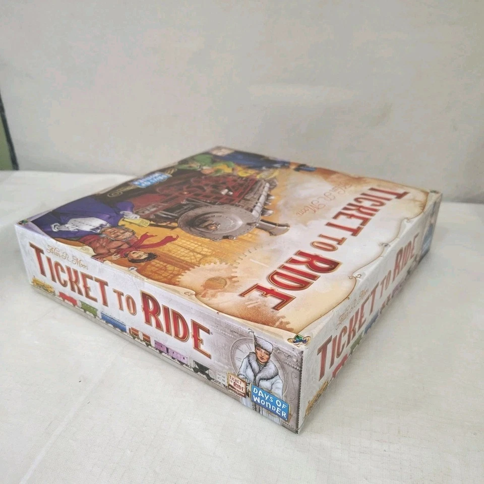 Ticket To Ride Board Game Days of Wonder Alan Moon Train Adventure 2019 Complete - Image 4 of 4