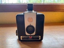 Vintage Kodak Brownie Hawkeye Flash Model Box Camera 1950s 