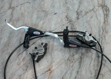Hayes Comp MTB Hydraulic Brake Caliper Set (Front brake lever not working)