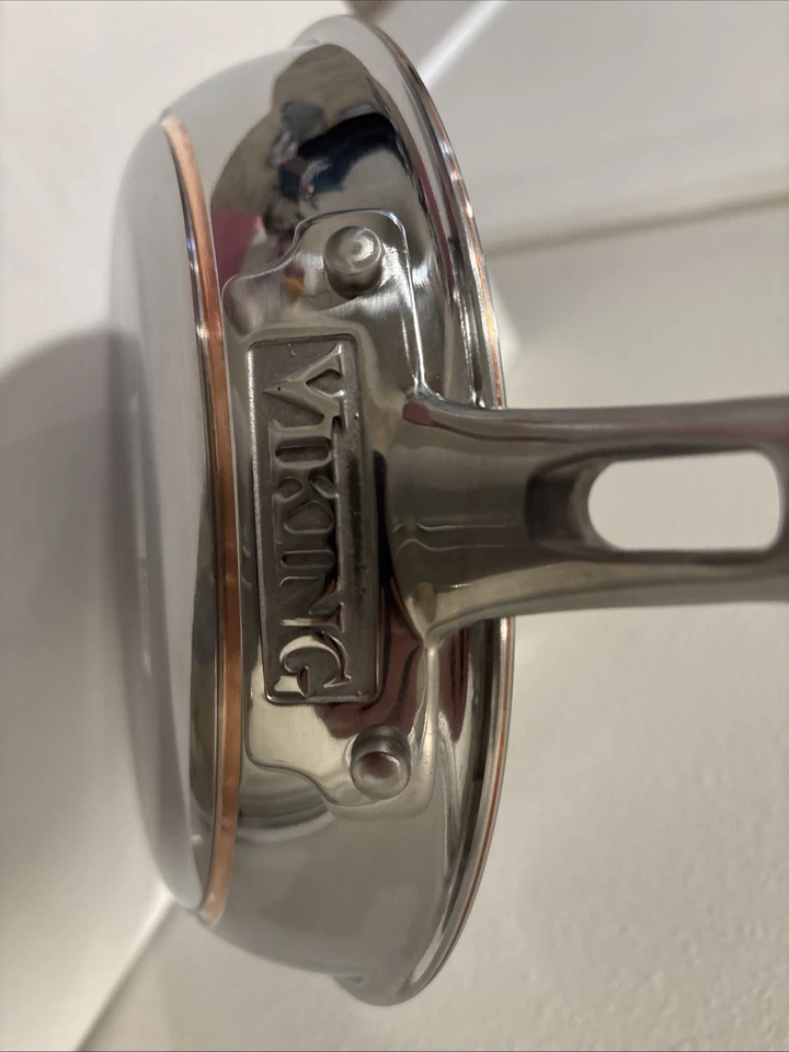 Viking 5 Ply Stainless Steel Copper Core 8” Fry Pan Sauté Omelette Cooking NWT - Image 2 of 4