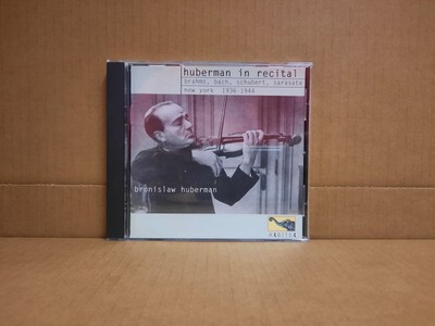 CD Bronislaw Huberman In Recital Arbiter   105 Ex Libris Prof. Edith Peinemann