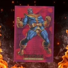 Skybox Marvel Masterpieces '92 THANOS Red Prism /492 #83