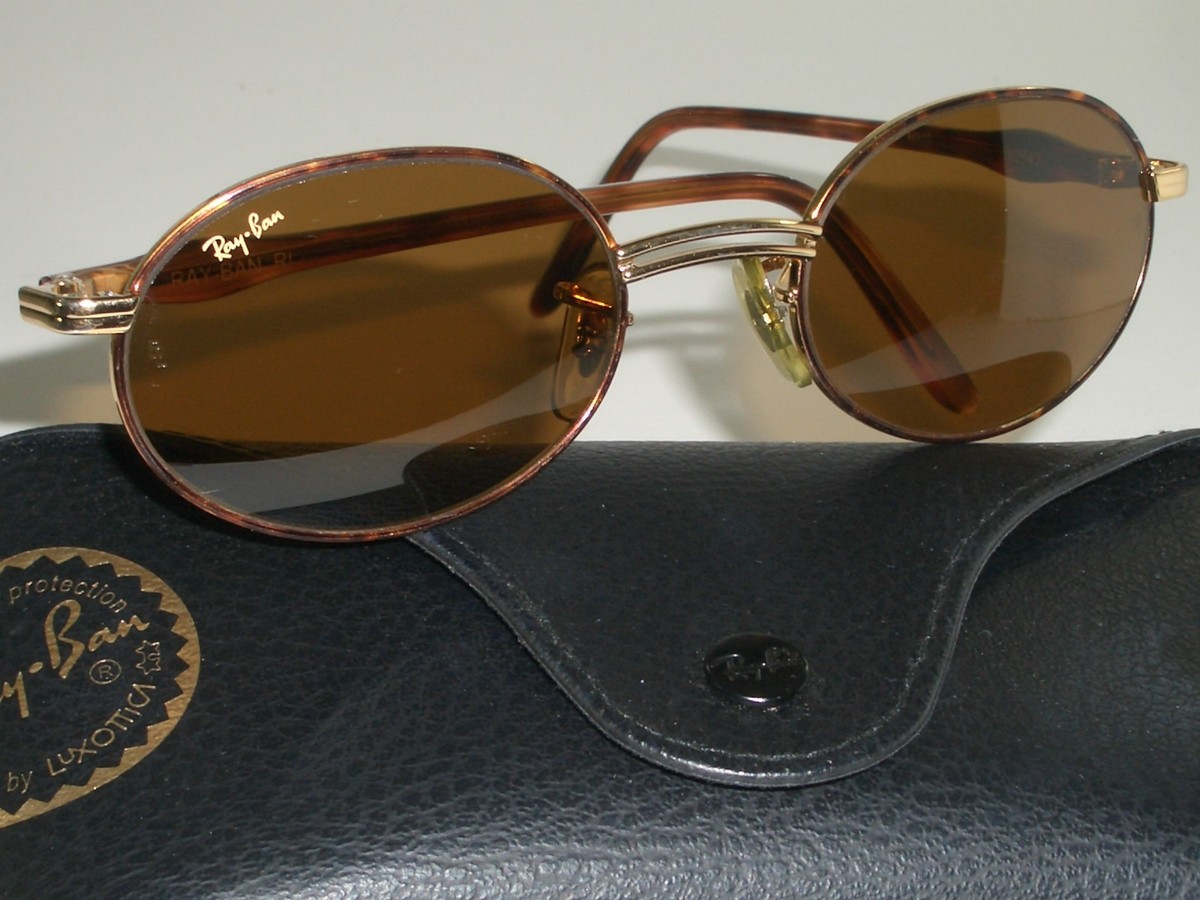 51[]21m VINTAGE B&L RAY-BAN DOUBLE BAR RITUALS W2543 B15 OVAL 