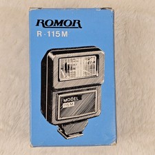 NEW ROMOR R-115M Vintage Flash Unit Manual Hot Shoe Flash for Film Cameras