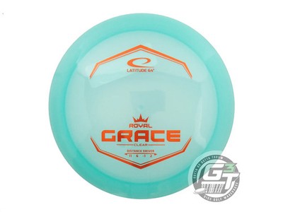 NEW Latitude 64 Royal Clear Grace 171g Seafoam Orange Foil Distance Driver Disc