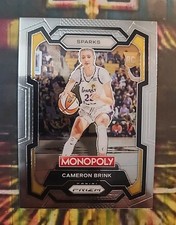 2024 Prizm Monopoly WNBA Cameron Brink #39 LAS/Kate Martin #40 LVA 2 card RC Lot