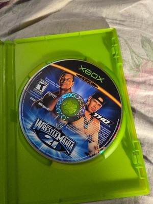 WWE WrestleMania 21 (Microsoft Xbox, 2005) Surface Scratches Untested 