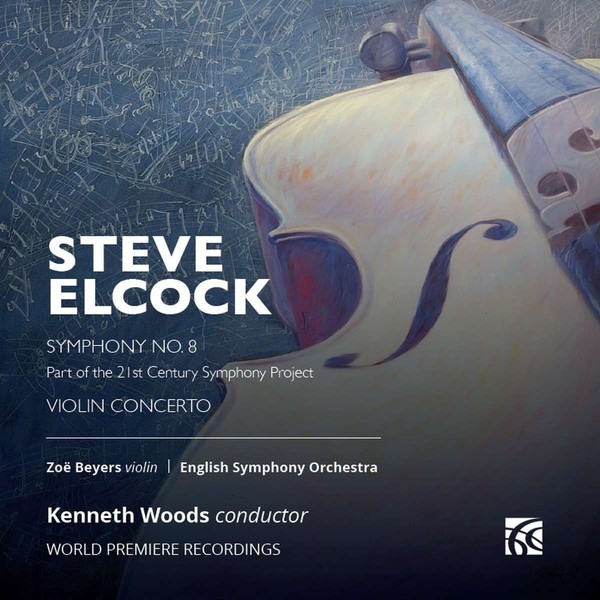 Audio Cd - Steve Elcock - Violin Concerto Symphony No. 8 - Nimbus Records -D- N-image