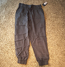 Universal Thread Women's Gray Solid Jogger Pants Size M Elastic Waist