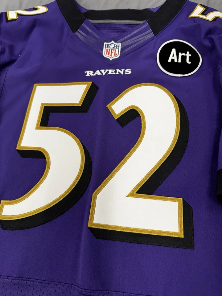 Camiseta Nike Elite 2012 de los Baltimore Ravens - Ray Lewis - 48 Foto 2 de 4