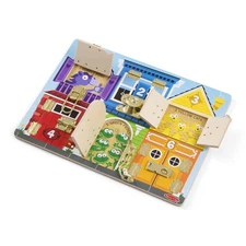 Melissa & Doug Latches Wooden Activity Board Toy