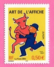 FRANCE - 2003 - YT 3556**MNH - EUROPA - ART DE L'AFFICHE -  COTE 2€
