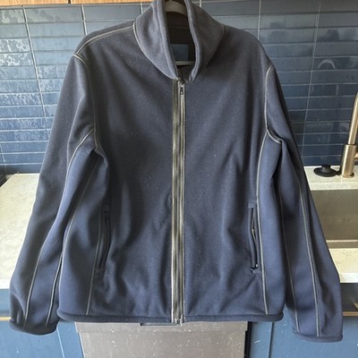 Men's AZTECH Mountain MicroFleece Full Zip Jacket Size XL Blue AM4002
