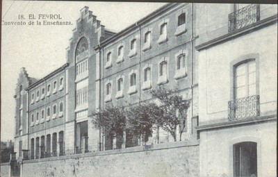 El Ferrol Spanien Convento de la Enseñanza Anfang 1900 Gratos Madrid Postkarte