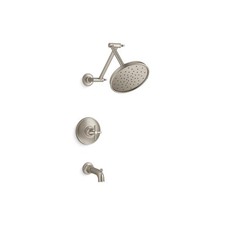 KOHLER Paces 1-Handle Tub/ Shower Faucet 1.75GPM Vibrant Brushed Nickel Valve