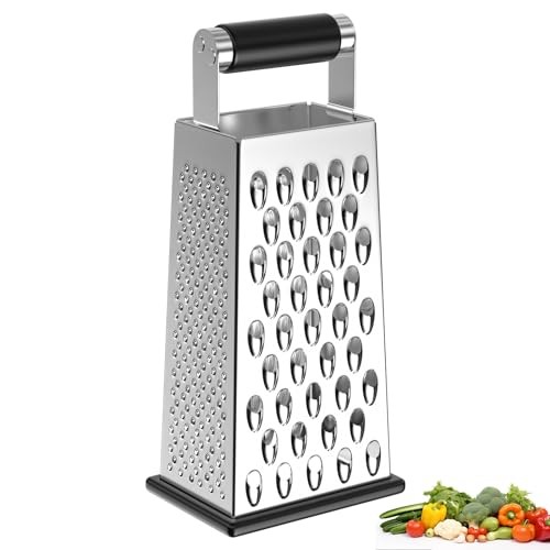 Râpe à fromage multi-usages WinGluge à 4 faces et lames en inox