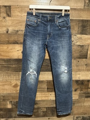 AEO Mens Jeans Slim Straight 29 x32 Blue Jean