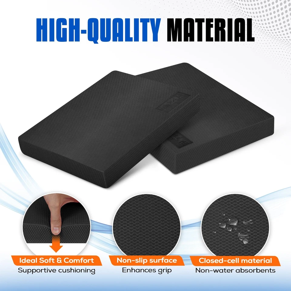Extra Large Balance Pad Foam Cushion for Yoga Strength Training and Comfort - Image 3 of 4