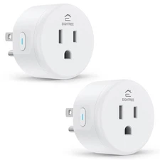 EIGHTREE Smart Plug, Home WiFi Outlet Compatible with Alexa & 2 PACK 