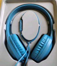 heyday Wired On-Ear Headphones Blue Teal New In Box