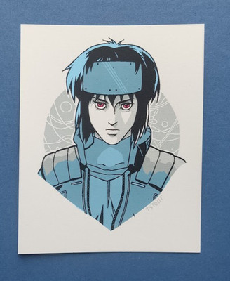 Tyler Stout Major Motoko Kusanagi Pro + Cons Serie 9 Mondo Ghost in the Shell