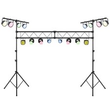 11.5' Portable Lighting Truss System Heavy Duty Metal Pro Audio DJ Light Stand