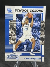 2019-20 Panini Contenders Draft Picks - School Colors PJ Washington Jr. #15 (RC)