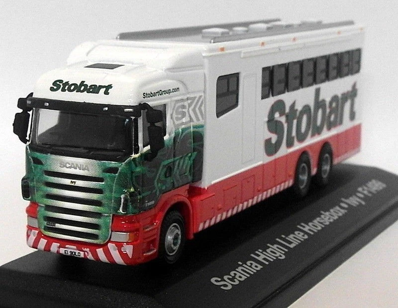 Atlas 1/76 Scale Model Truck 4 649 108 - Scania High Line Horsebox - Stobart - Image 2 of 3