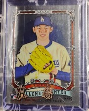 2025 Topps Allen & Ginter Roki Sasaki Chrome Parallel Rookie Card #92 Dodgers RC