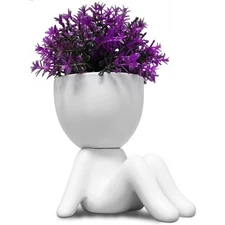 Mini Succulent Plant Artificial Potted Small Fake Plants for Indoor Desk Decor