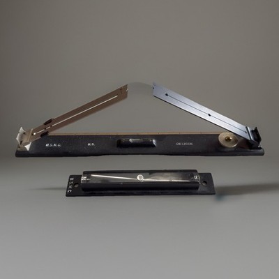 WWII DIETZGEN USMC Map Reading Tool with Trough Compass