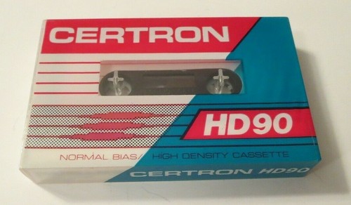 Certron HD90 min Blank Cassette Tape Sealed recording TYPE I 90 Normal Bias - Picture 8 of 8